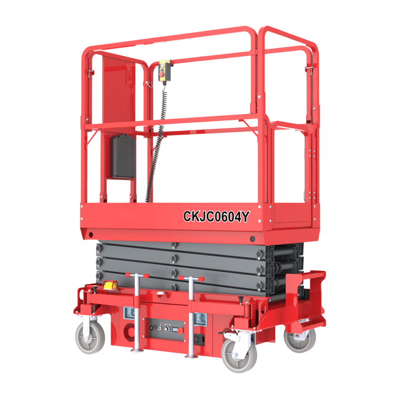 CKJC0503Y CKJC0604Y CKJC0705Y CKJC0806Y CKJC1008Y CKJC1210Y CKJC1412Y CKJC1614Y Piattaforma elevatrice a forbice semielettrica 